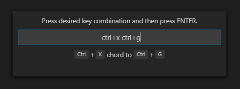 Chord shortcut
